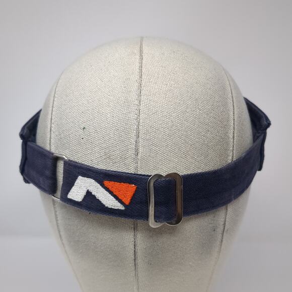 NST Nautica Sport Tech Slideback Visor Hat Blue One Size Embroidered - Picture 6 of 9